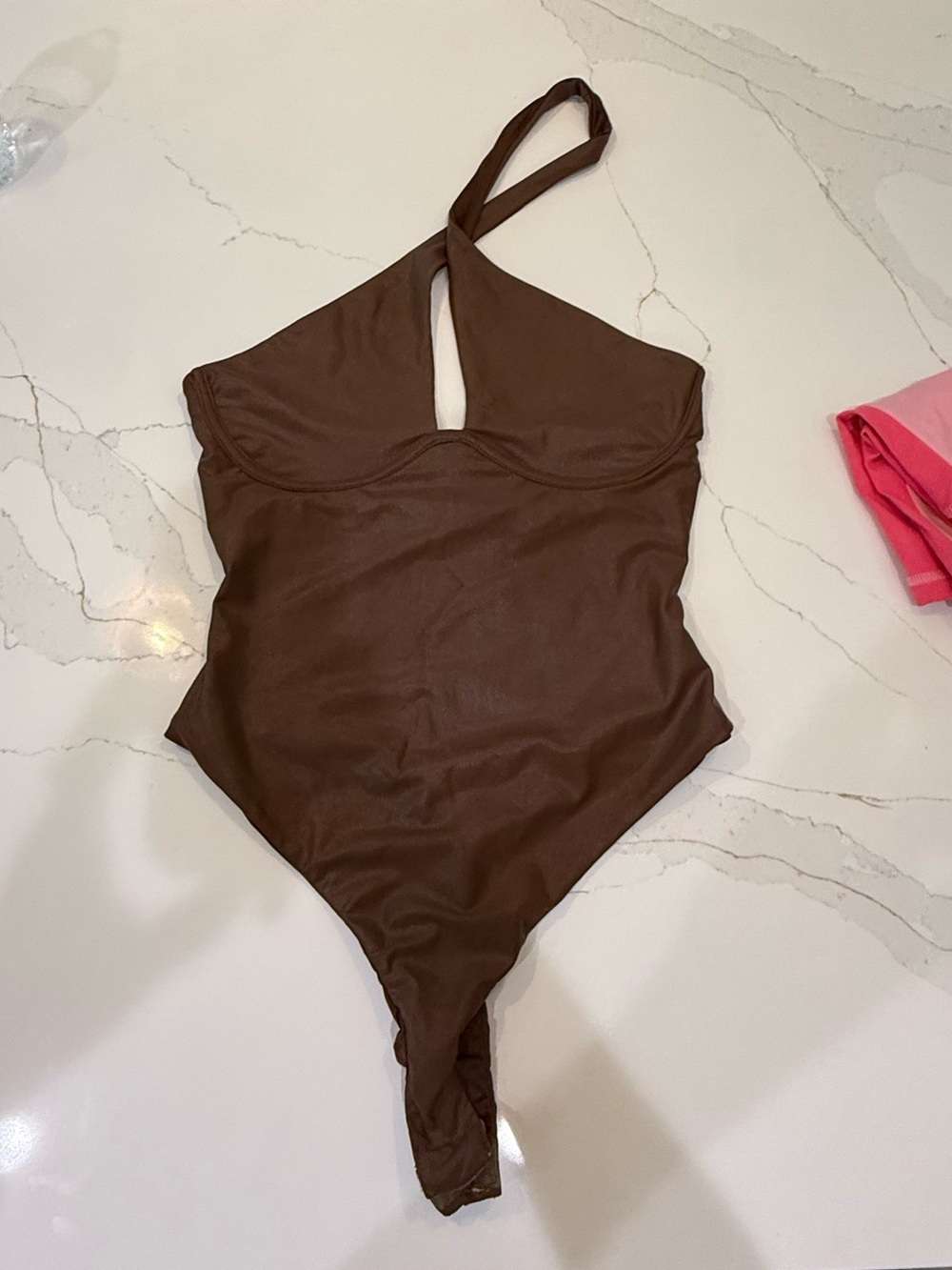 naked wardrobe Brown Asymmetric Kids One-Piece